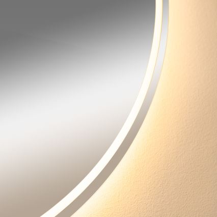 Zuma Line - LED Баня отопляем стена огледало с подсветка LED/24W/230V 3000/4000/6000K Ø 80 см IP44