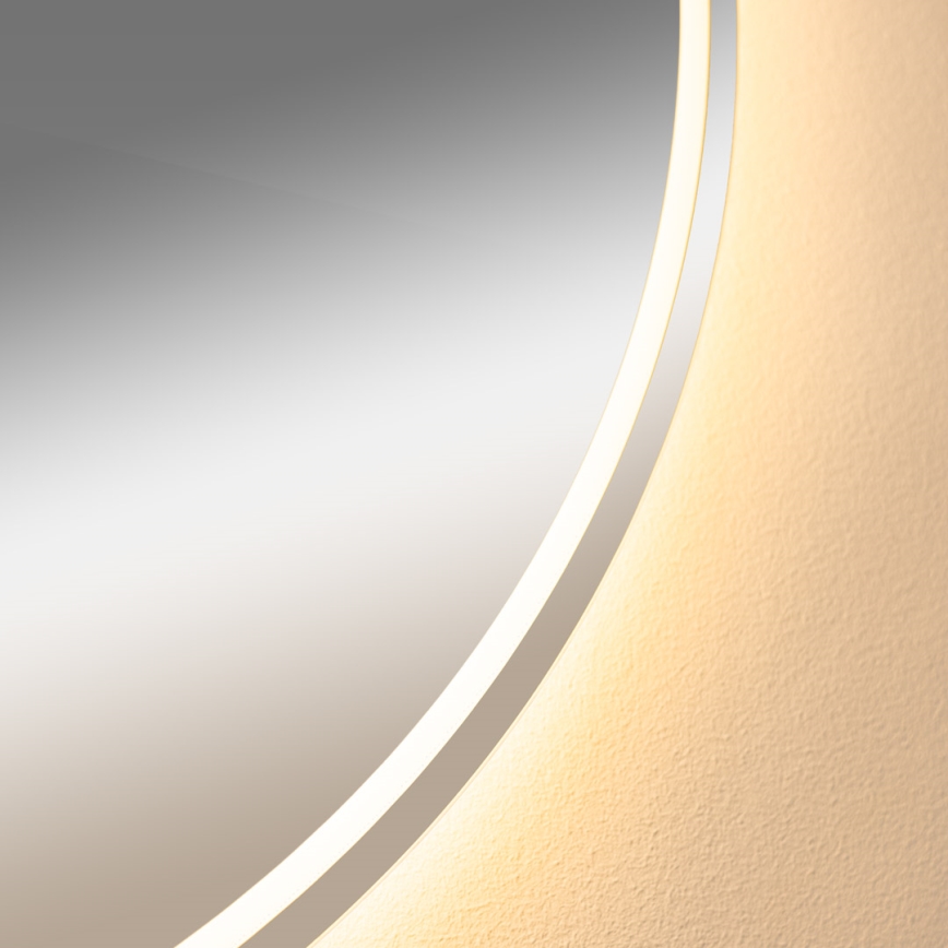 Zuma Line - LED Баня отопляем стена огледало с подсветка LED/24W/230V 3000/4000/6000K Ø 80 см IP44