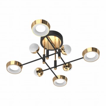 Zuma Line - Димируем LED плафон LED/60W/230V златист/черен