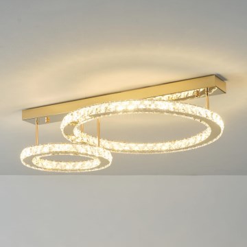 Zuma Line - Димируемо таванно LED осветително тяло LED/36W/230V златисто