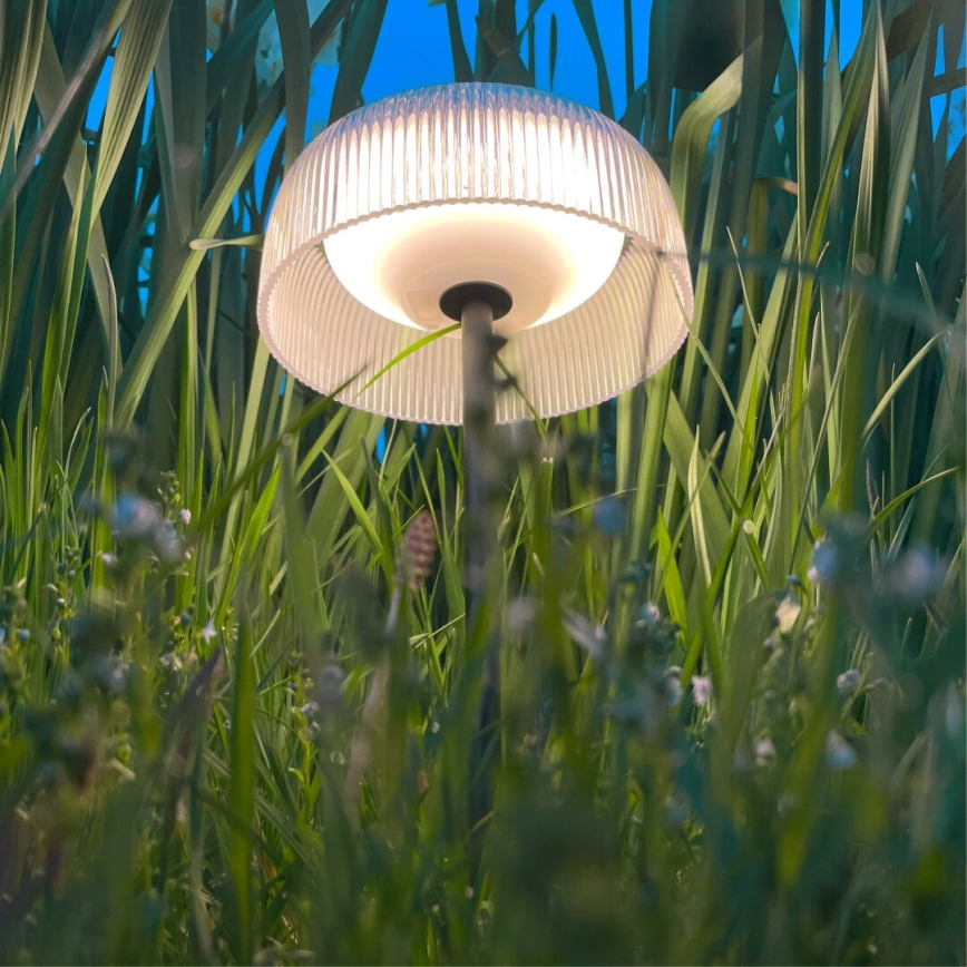 Zuma Line - LED регулируема соларна настолна лампа LED/2,5W/2000 mAh IP44 черна