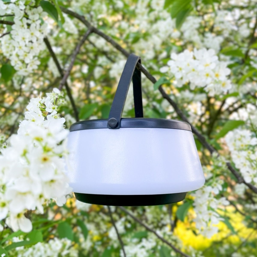 Zuma Line - LED Димируем соларен акумулаторен настолна лампа LED/2,2W/2000 mAh IP44 черен