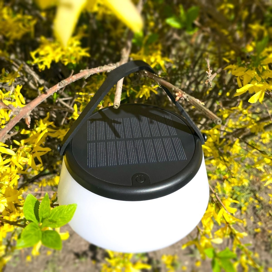 Zuma Line - LED Димируем соларен акумулаторен настолна лампа LED/2,2W/2000 mAh IP44 черен
