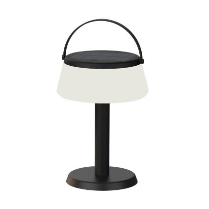 Zuma Line - LED Димируем соларен акумулаторен настолна лампа LED/2,2W/2000 mAh IP44 черен