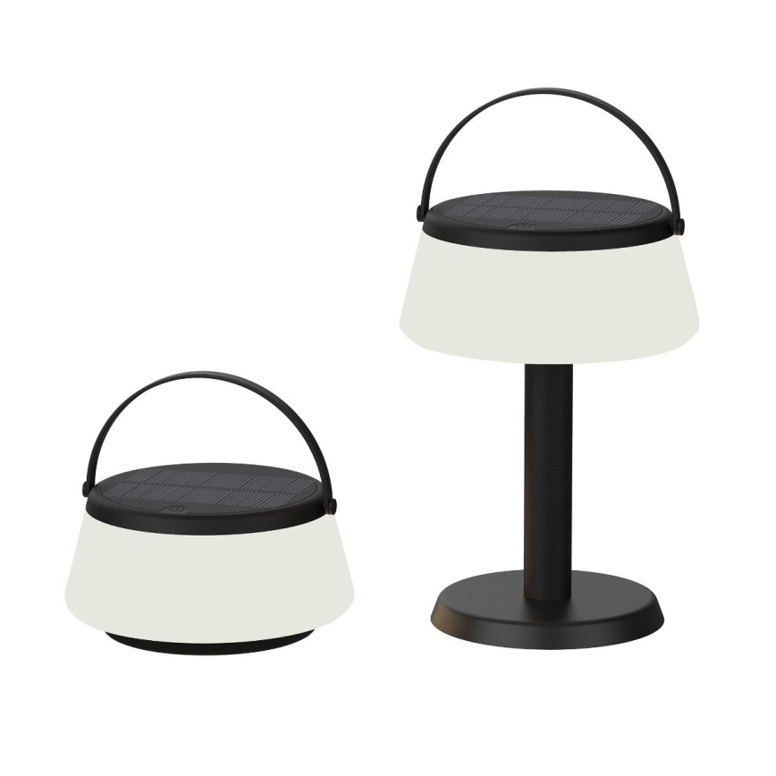 Zuma Line - LED регулируема соларна настолна лампа LED/2,2W/2000 mAh IP44 черна