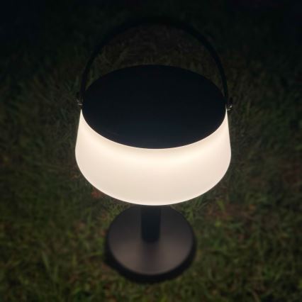 Zuma Line - LED регулируема соларна настолна лампа LED/2,2W/2000 mAh IP44 черна