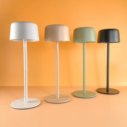 Zuma Line - LED регулируема презареждаема настолна лампа LED/2W/1200 mAh IP44 черна