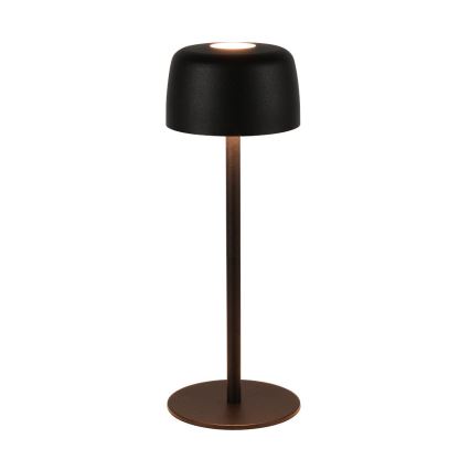 Zuma Line - LED регулируема презареждаема настолна лампа LED/2W/1200 mAh IP44 черна