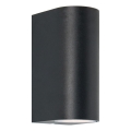 Zuma Line - Екстериорен аплик 2xGU10/35W/230V IP44 черен