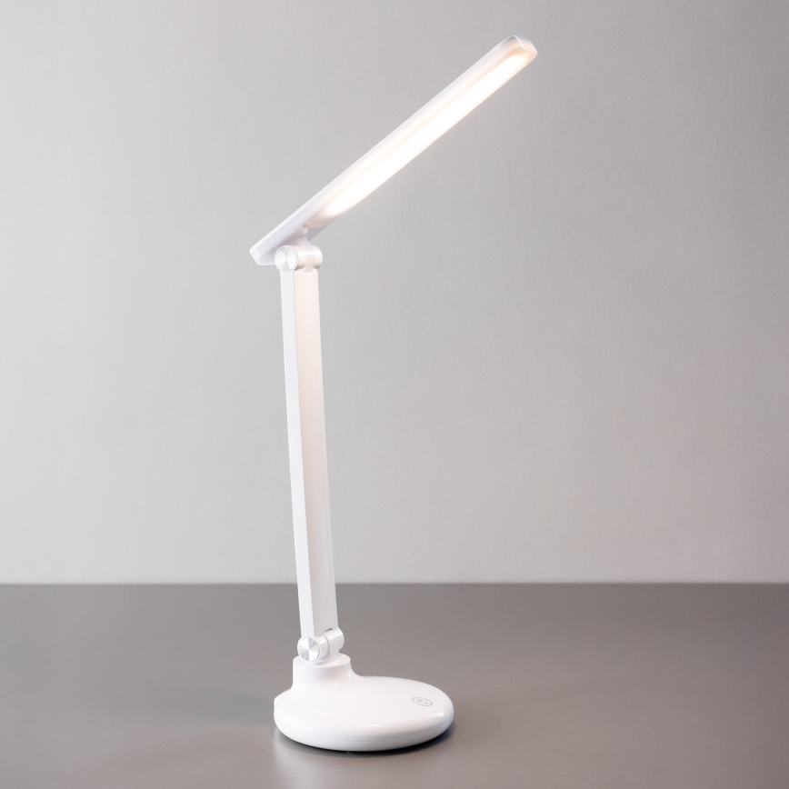 Zuma Line - LED Акумулаторен настолна лампа LED/6W/1200 mAh 3000/4500/6000K CRI 90 бял