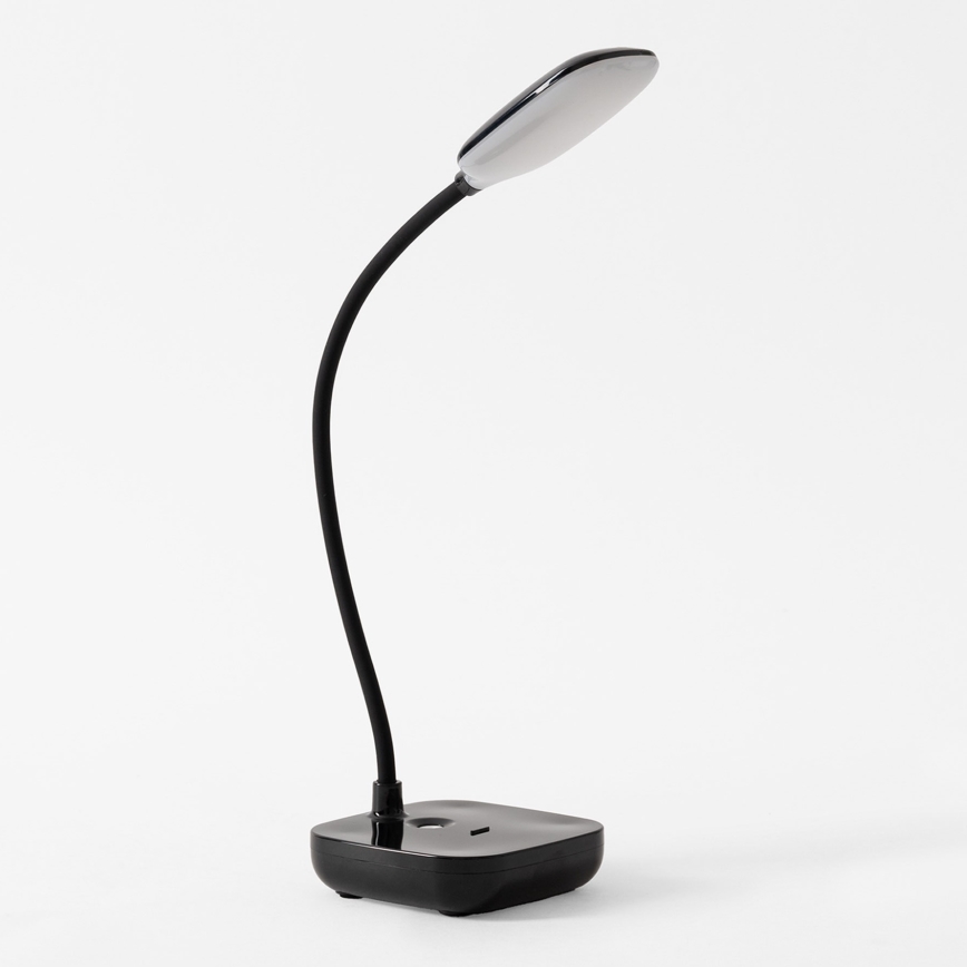 Zuma Line - LED Акумулаторен настолна лампа LED/7W/1200 mAh 3000/4500/6000K черен