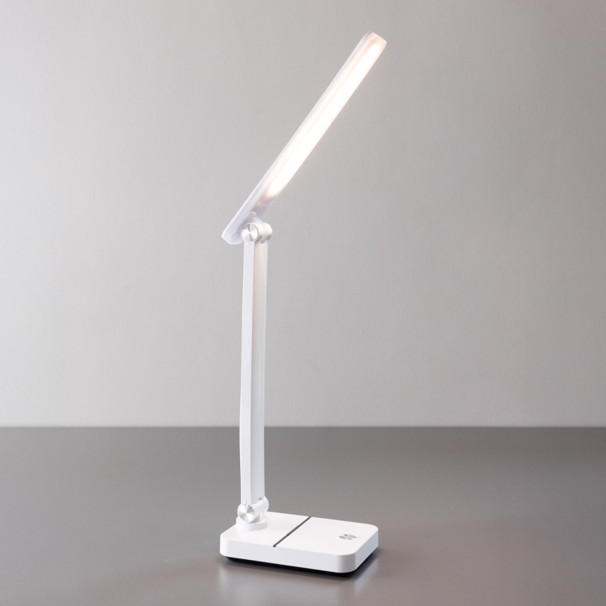 Zuma Line - LED Акумулаторен настолна лампа LED/8W/1200 mAh 3000/4500/6000K CRI 90 бял
