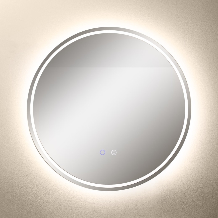 Zuma Line - LED Баня отопляем стена огледало с подсветка LED/24W/230V 3000/4000/6000K Ø 60 см IP44