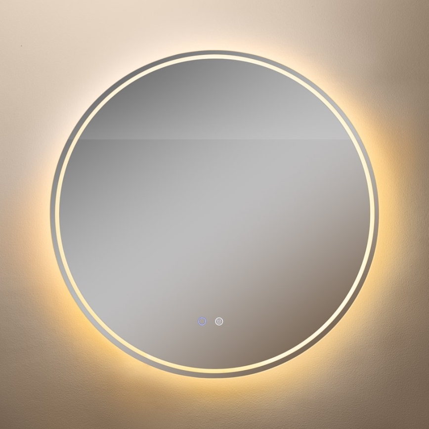 Zuma Line - LED Баня отопляем стена огледало с подсветка LED/24W/230V 3000/4000/6000K Ø 80 см IP44