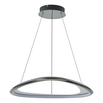 Zuma Line - LED Димируем пендел LED/34W/230V 3000K черен лъскав хром