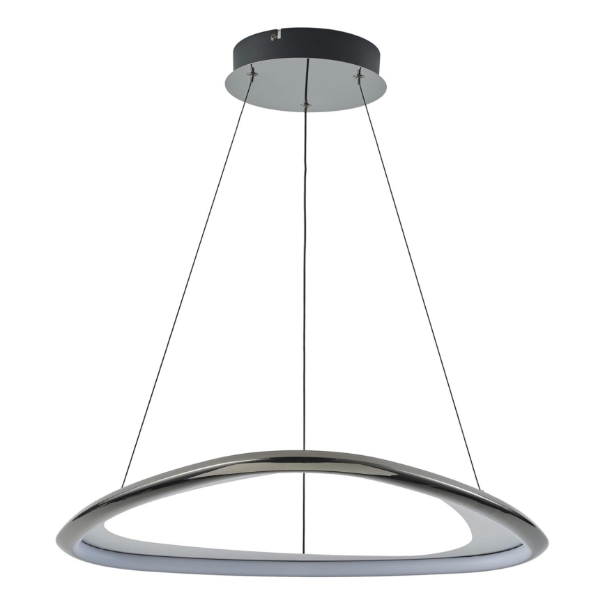 Zuma Line - LED Димируем пендел LED/34W/230V 3000K черен лъскав хром