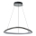 Zuma Line - LED Димируем пендел LED/34W/230V 3000K черен лъскав хром