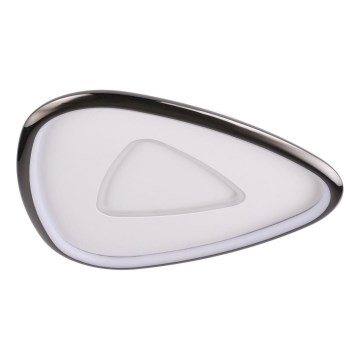 Zuma Line - LED Димируем плафон LED/27W/230V 3000K черен лъскав хром