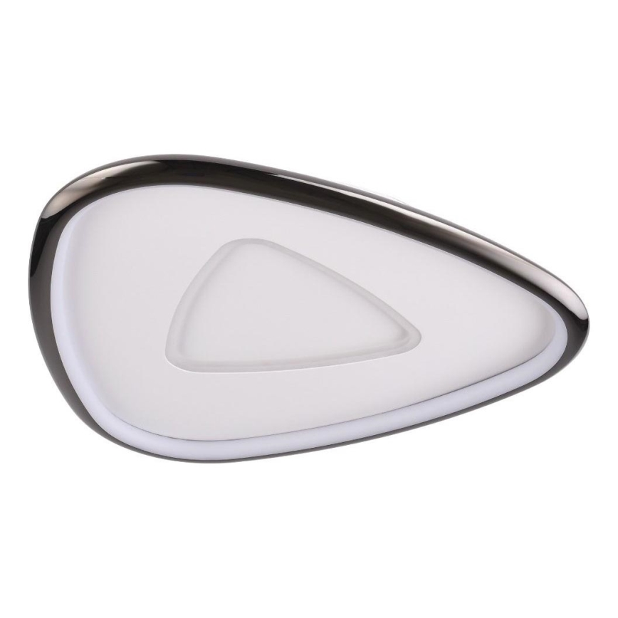 Zuma Line - LED Димируем плафон LED/27W/230V 3000K черен лъскав хром