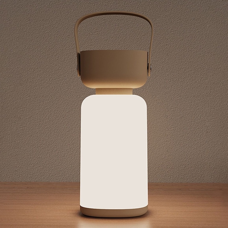 Zuma Line - LED Димируема акумулаторна настолна лампа LED/3W/1200 mAh 3000/4000/6500K IP44 кафяв