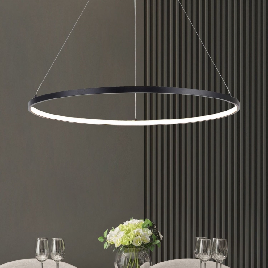 Zuma Line - LED Пендел LED/36W/230V 3000/4000/6000K Ø 80 см черен