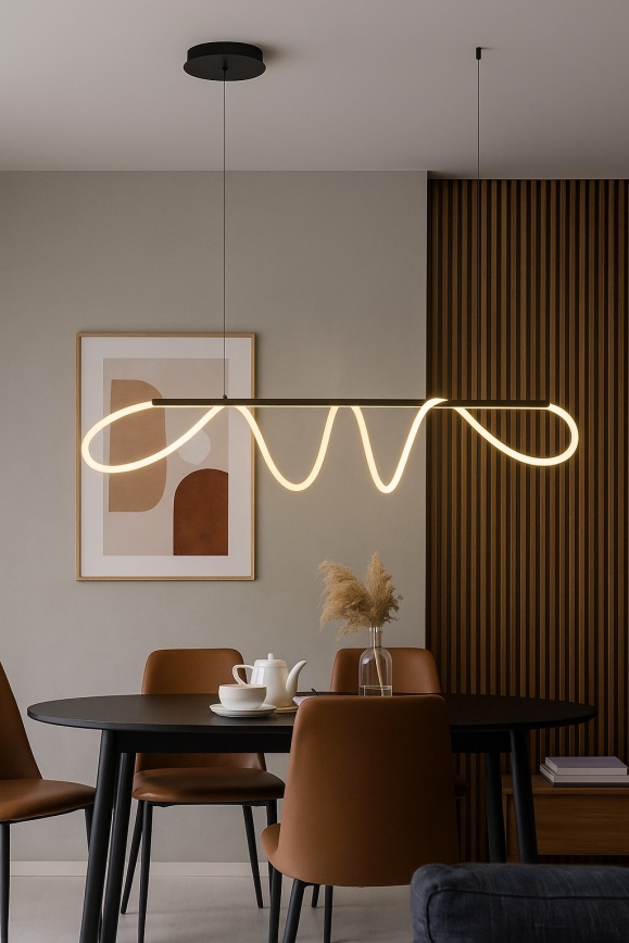 Zuma Line - LED Пендел LED/45W/230V 3000/4000/6000K черен