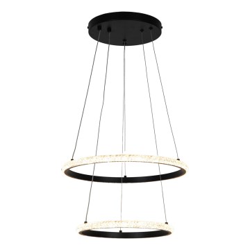 Zuma Line - LED Пендел RIDE LED/22W/230V + LED/14W Ø 41 см черен