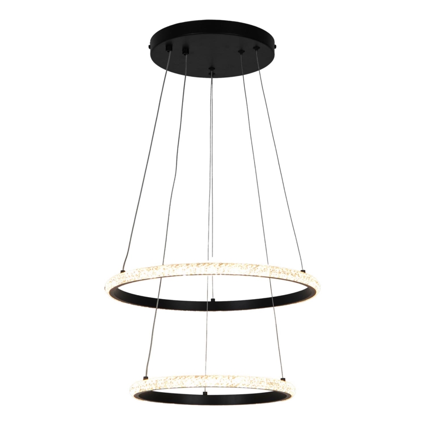 Zuma Line - LED Пендел RIDE LED/22W/230V + LED/14W Ø 41 см черен