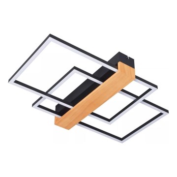 Zuma Line - LED Плафониера LED/39W/230V 3000K черен/бор