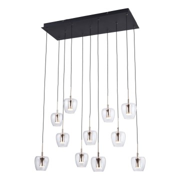 Zuma Line - LED полилей на кабел 11xLED/3W/230V черен