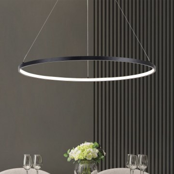 Zuma Line - LED полилей на кабел LED/36W/230V 3000/4000/6000K диаметър 80 cm черен