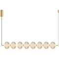 Zuma Line - LED полилей на кабел LED/50W/230V златен