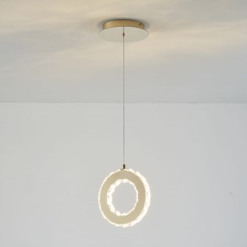 Zuma Line - LED полилей с възможност за димиране, окачен на кабел LED/10W/230V златист