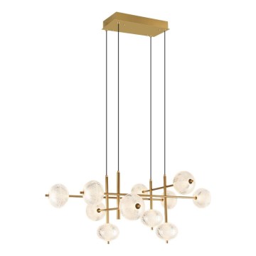 Zuma Line - LED полилей за окачване на кабел LED/63W/230V златен