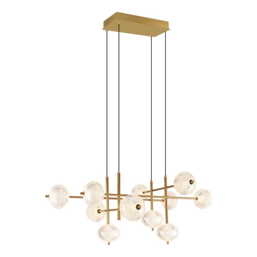 Zuma Line - LED полилей за окачване на кабел LED/63W/230V златен