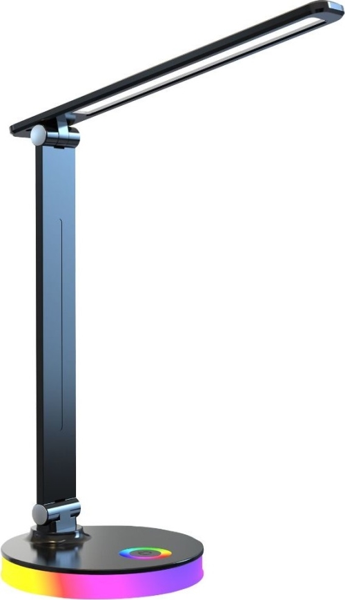 Zuma Line - LED RGBW Димируема настолна лампа LED/5W/230V 3000-6000K черен