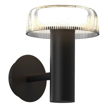 Zuma Line - LED соларен стена лампа LED/2,5W/2000 mAh IP44 черен