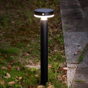 Zuma Line - LED Соларна лампа със сензор за движение и здрач LED/4,5W/2000 mAh IP44 черен