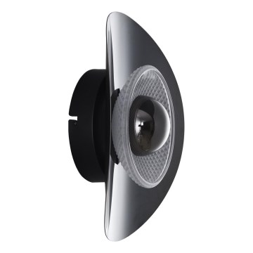 Zuma Line - LED стенен аплик LED/8W/230V черен/димчато черен