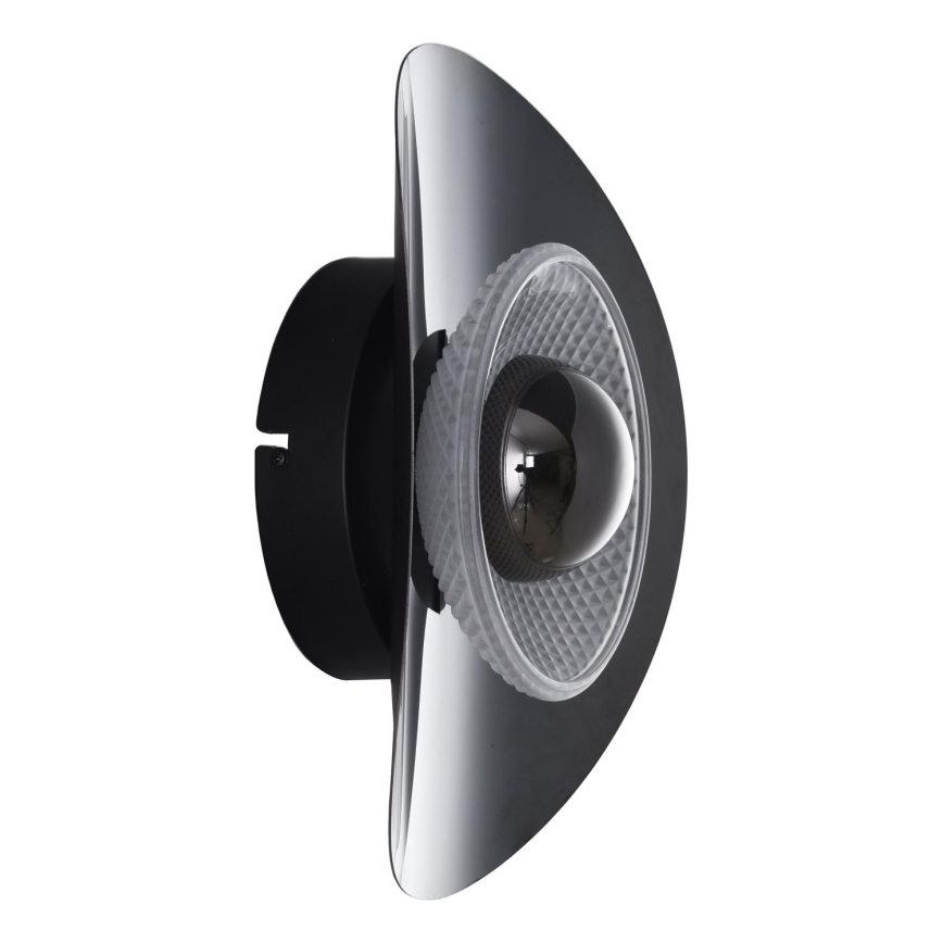 Zuma Line - LED стенен аплик LED/8W/230V черен/димчато черен