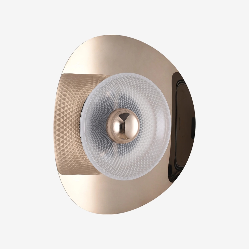 Zuma Line - LED Стенно осветително тяло LED/8W/230V розово злато