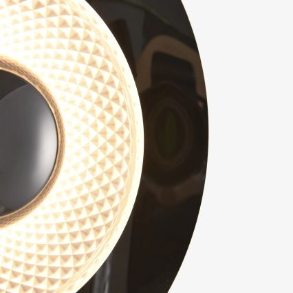 Zuma Line - LED стенен аплик LED/8W/230V черен/димчато черен