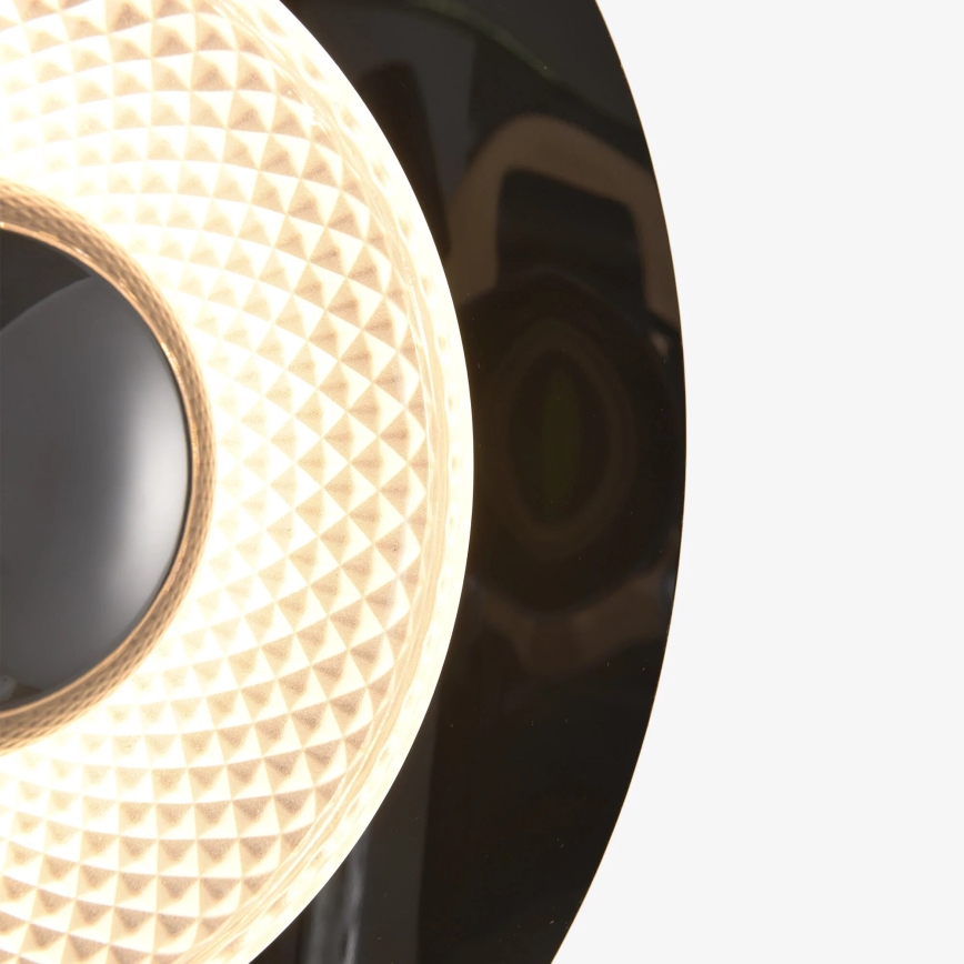 Zuma Line - LED стенен аплик LED/8W/230V черен/димчато черен