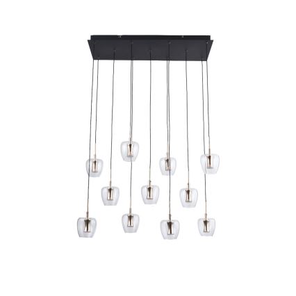 Zuma Line - LED полилей на кабел 11xLED/3W/230V черен