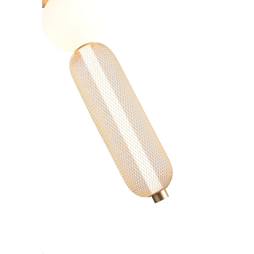 Zuma Line - димируем LED полилей на кабел LED/27W/230V 3000-5700K златист + дистанционно управление
