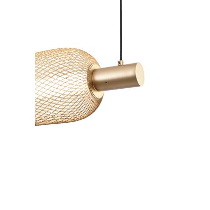 Zuma Line - LED димируем полилей на кабел LED/27W/230V 3000-5700K златист + дистанционно управление