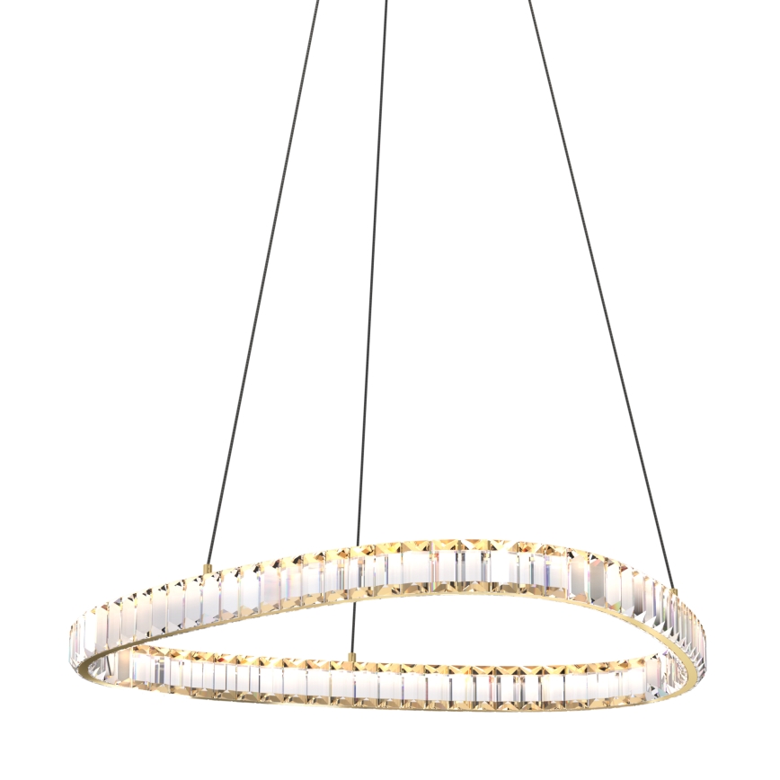 Zuma Line - LED регулируема кристална полилей на кабел LED/25W/230V 2700-6000K + дистанционно управление