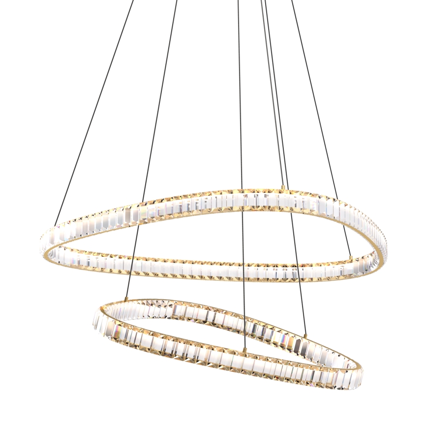 Zuma Line - LED регулируема кристална полилей на кабел LED/36W/230V 2700-6000K + дистанционно управление