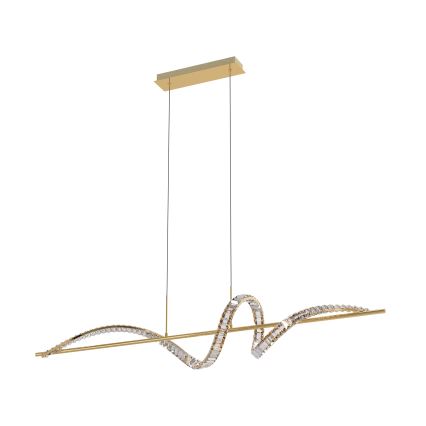 Zuma Line - LED регулируема кристална полилей на кабел LED/24,5W/230V 2700-6000K + дистанционно управление