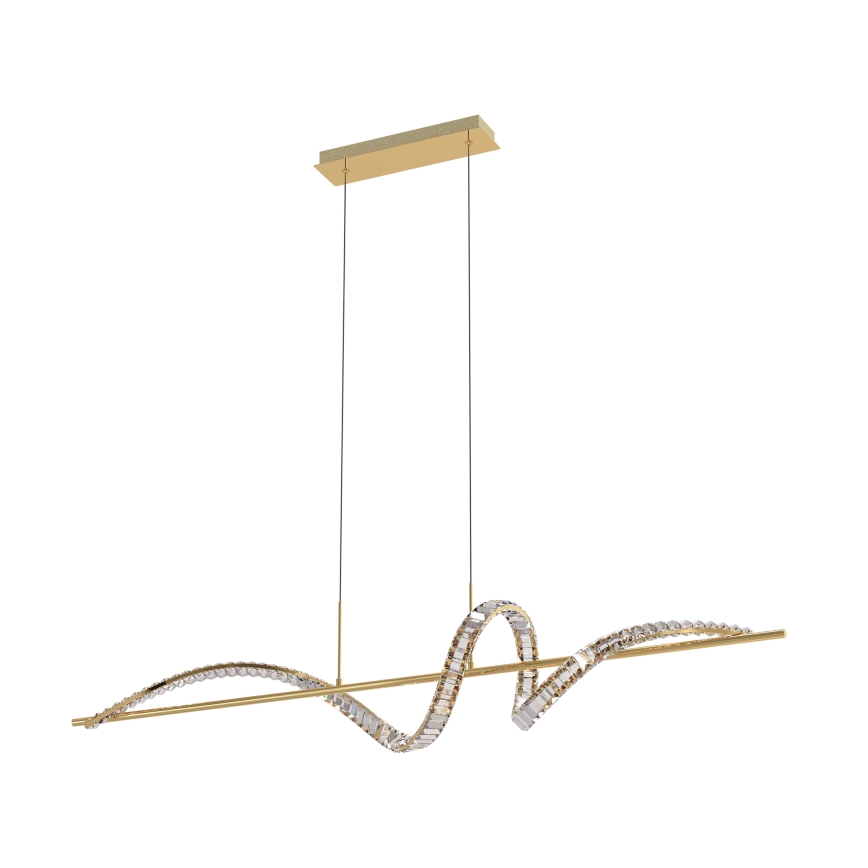 Zuma Line - LED регулируема кристална полилей на кабел LED/24,5W/230V 2700-6000K + дистанционно управление